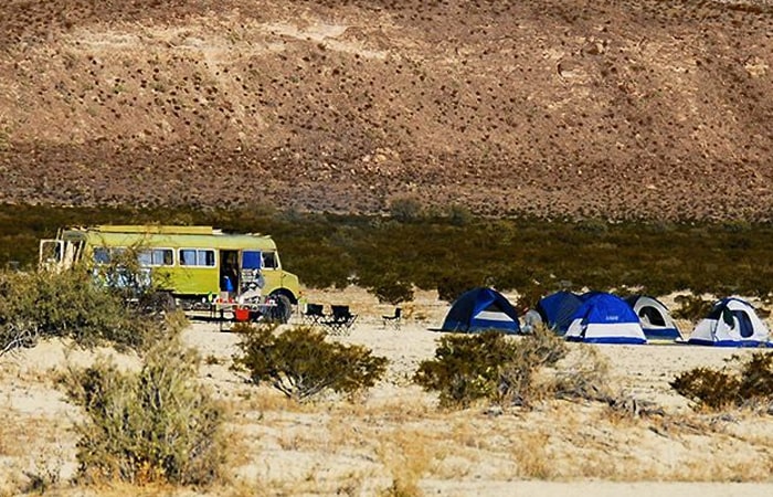 Zone of Silence camping
